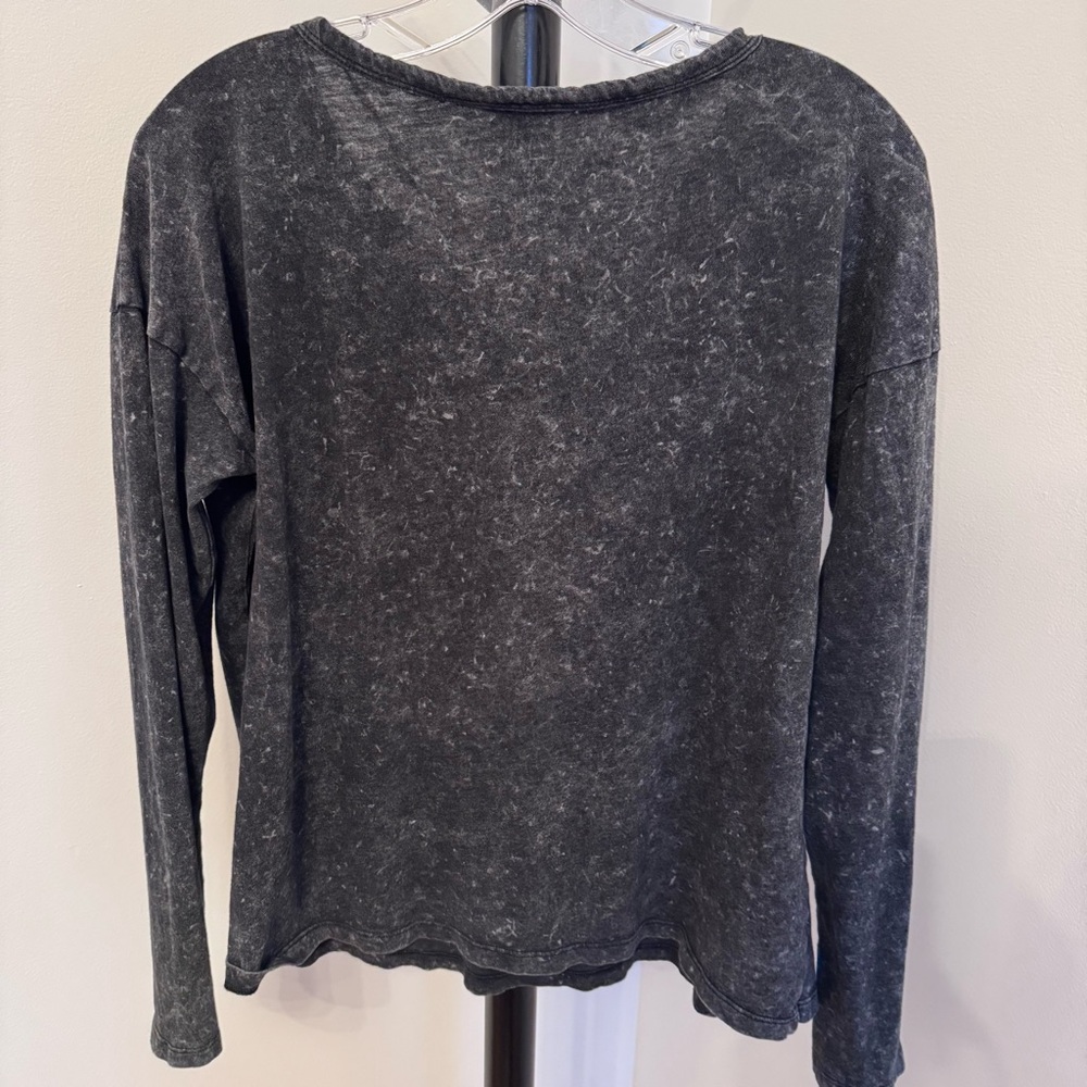 GAP Cotton Vintage Washed Long Sleeve Henley - Picture 3 of 5